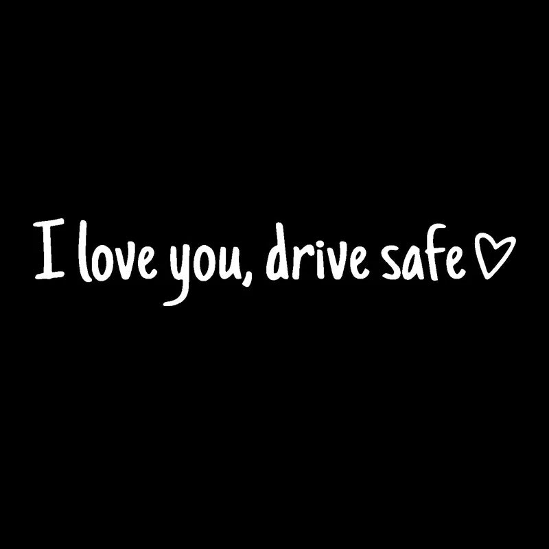 💓 I love you, drve safe Sticker(3pcs) – fawnkit